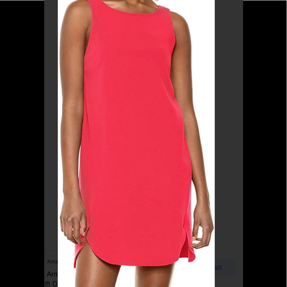 Armani Exchange Pink shift dress